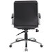 A Boss black office chair with chrome base and wheels.