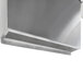 A silver metal Halifax Type 1 commercial kitchen hood system with a vent.