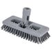 A grey Unger SmartColor Swivel Brush with grey bristles.