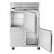 A Traulsen G Series reach-in freezer with right / right hinged doors.