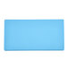 A blue rectangular object with a white background.