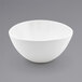 A Front of the House white porcelain oval tall bowl.