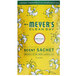 A yellow Mrs. Meyer's Clean Day sachet package with white and green flowers on it.
