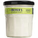 A Mrs. Meyer's Clean Day Lemon Verbena scented wax candle in a glass jar.