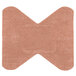 A close-up of a Medique woven fingertip bandage. A small brown cloth patch with adhesive on one side.