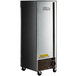 A Beverage-Air Slate Series reach-in refrigerator with a solid door on wheels.