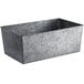 An American Metalcraft galvanized metal beverage tub with a black finish.