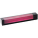A black rectangular Solia box with a pink plastic window.