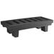 A black rectangular Regency dunnage rack with slotted top.