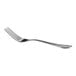 An Acopa Lydia stainless steel dinner fork with a silver handle on a white background.