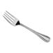 An Acopa Lydia stainless steel salad/dessert fork with a silver handle.