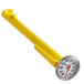 A Taylor yellow and white pocket probe thermometer.