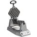 A Waring bubble waffle maker with a handle.