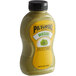 A Pilsudski 12 oz. plastic squeeze bottle of Wasabi Mustard with a yellow label.