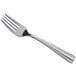 An Acopa Ridge stainless steel salad/dessert fork with a silver handle.