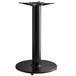 A Lancaster Table & Seating black cast iron round counter height table base.
