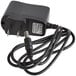 A black power cord with a white label for an AvaWeigh PC10 Portion Scale.