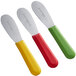 A group of Dexter-Russell sandwich spreaders with colorful handles.