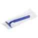 A Novo Essentials blue twin blade disposable razor in a plastic bag.