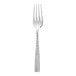 A Fortessa Lucca stainless steel serving fork with a textured handle.