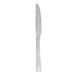 A Fortessa Catana stainless steel dessert knife with a silver handle.