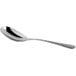 An Acopa Industry stainless steel serving spoon with a silver handle and spoon.