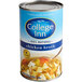 A College Inn 48 oz. can of chicken broth with a blue label.