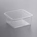A clear plastic Fabri-Kal deli container with a clear lid.