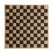 Choice Kraft Black Check Deli Sandwich Wrap Paper with a black and brown checkered board pattern.