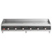 A Cooking Performance Group Ultra Series 72" natural gas countertop griddle with six burners.
