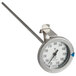 A Comark CD550 candy and deep fry probe thermometer with a stainless steel temperature gauge.