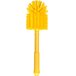 A yellow Carlisle Sparta multi-purpose cleaning brush with 3 1/2" bristles.