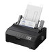 An Epson LQ-590 Dot Matrix Printer with paper in it.