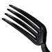 A WNA Comet black plastic fork.