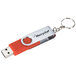 A Merrychef USBKEY menu key with a red and white keychain.