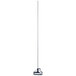 A white Carlisle mop handle with a black plastic quick-release head.