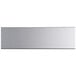 A silver rectangular Regency stainless steel pass-through shelf.