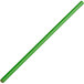 A green paper stick.