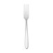 An Oneida Mascagni stainless steel table fork with a silver handle.