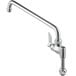 A silver Waterloo add-on faucet with a long handle.