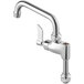 A silver Waterloo pre-rinse add-on faucet with a spout and handle.