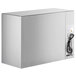 An Avantco stainless steel back bar cooler with a power cord.