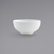 A Front of the House Harmony bright white porcelain bowl.