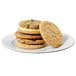 A plate of cookies made with Krusteaz Professional All-Purpose Cookie Mix.