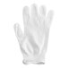 A white Mercer Culinary cut-resistant glove.