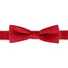 A Henry Segal scarlet poly-satin bow tie.