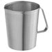 A Vollrath stainless steel measuring cup with a handle.
