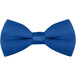 A Henry Segal royal blue poly-satin bow tie.