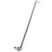 A Vollrath stainless steel ladle with a curved handle.