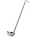 A stainless steel Vollrath ladle with a long handle and bowl.